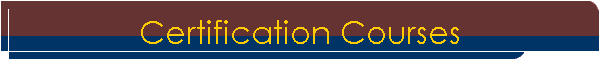 Certification Courses